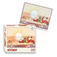 Pussel 1000 bitar Mumin Art Puzzle röd