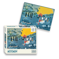 Pussel 1000 bitar Moomin Art Puzzle blå 