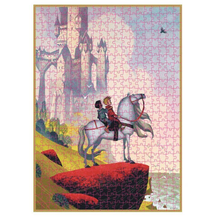 Pussel 500 bitar Art Puzzle Mio Min Mio Slottet, Övrigt
