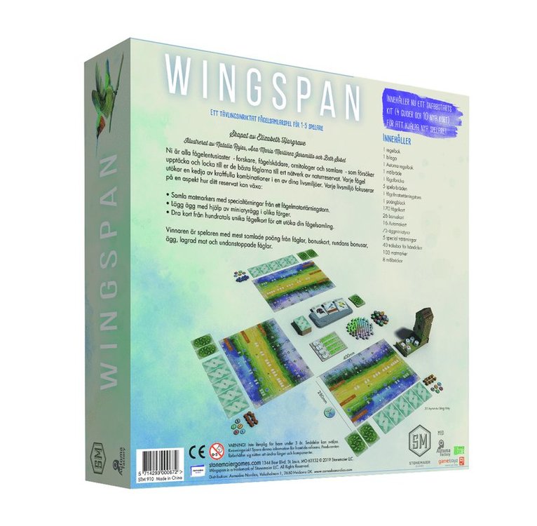Wingspan, Övrigt