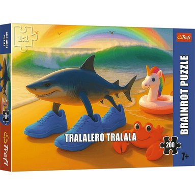 Pussel 200 bitar Brainrot Tralalero tralalal, Övrigt