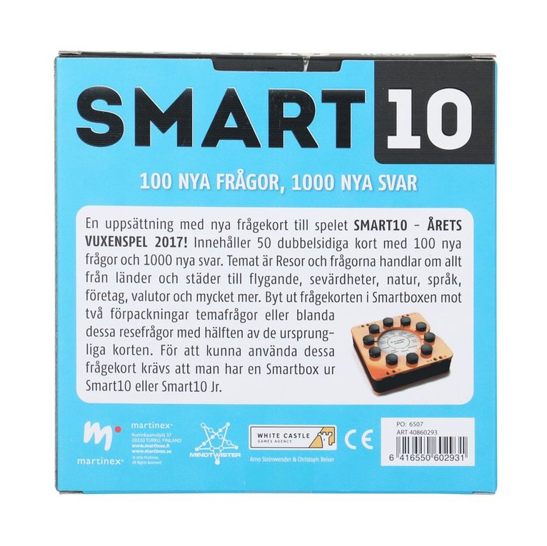 Smart10 frågekort - Resor, Övrigt