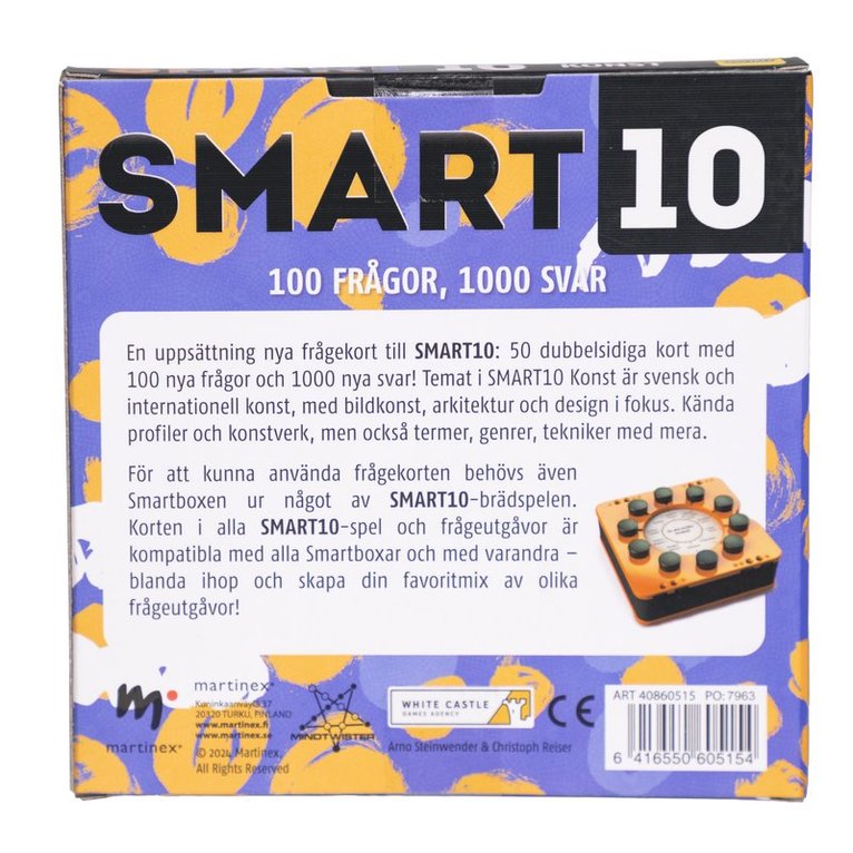 Smart10 frågekort Konst, Övrigt