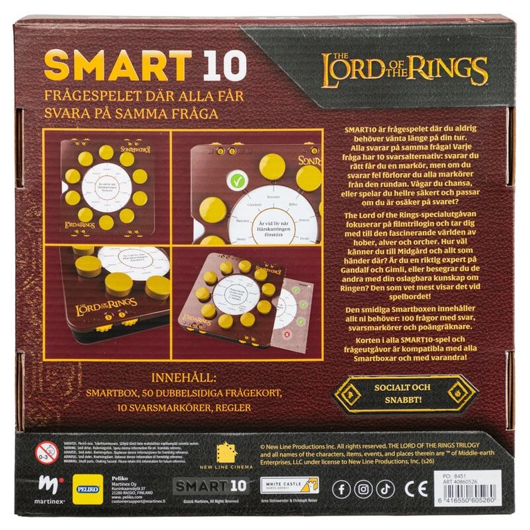 Smart10 Lord of the rings SE, Övrigt