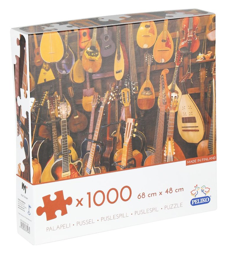 Pussel 1000 bitar Gitarrer 1