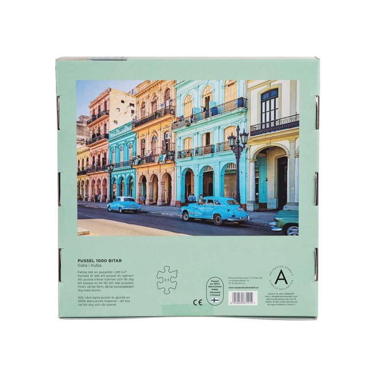 Pussel 1000 bitar Gata i Kuba, Övrigt