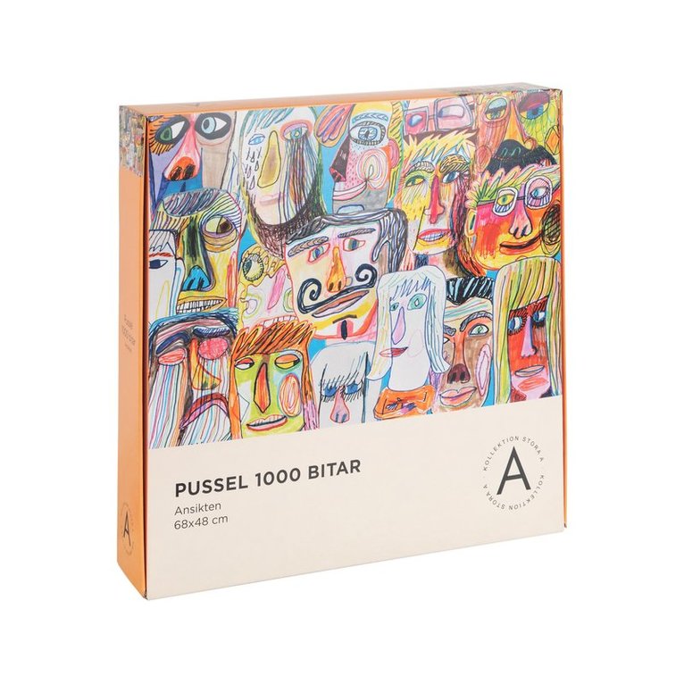 Pussel 1000 bitar Ansikten