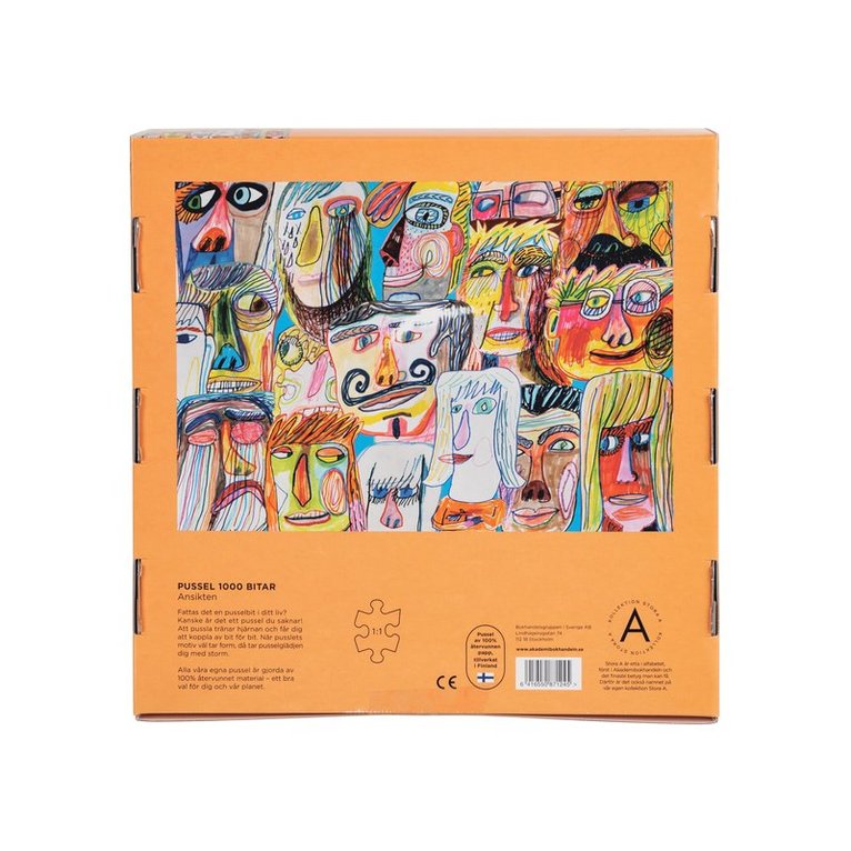 Pussel 1000 bitar Ansikten, Övrigt
