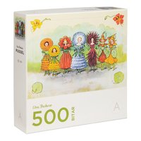 Pussel 500 bitar Elsa Beskow Blomsterflickorna