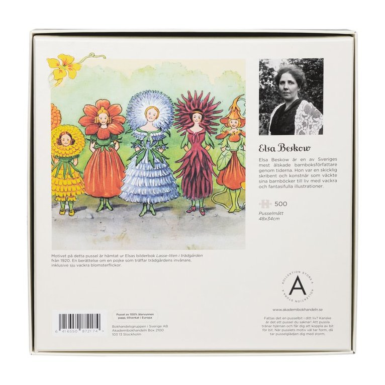 Pussel 500 bitar Elsa Beskow Blomsterflickorna, Övrigt