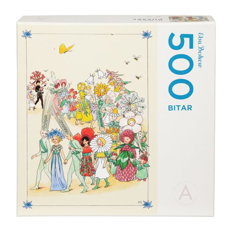 Pussel 500 bitar Elsa Beskow Blomsterfesten, Övrigt