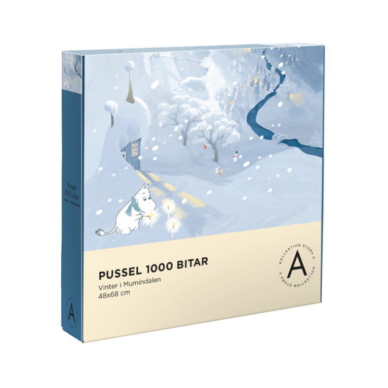 Pussel 1000 bitar Vinter i Mumindalen, Övrigt