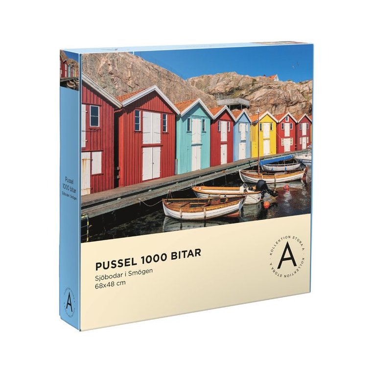 Pussel 1000 bitar Sjöbodar i Smögen, Övrigt
