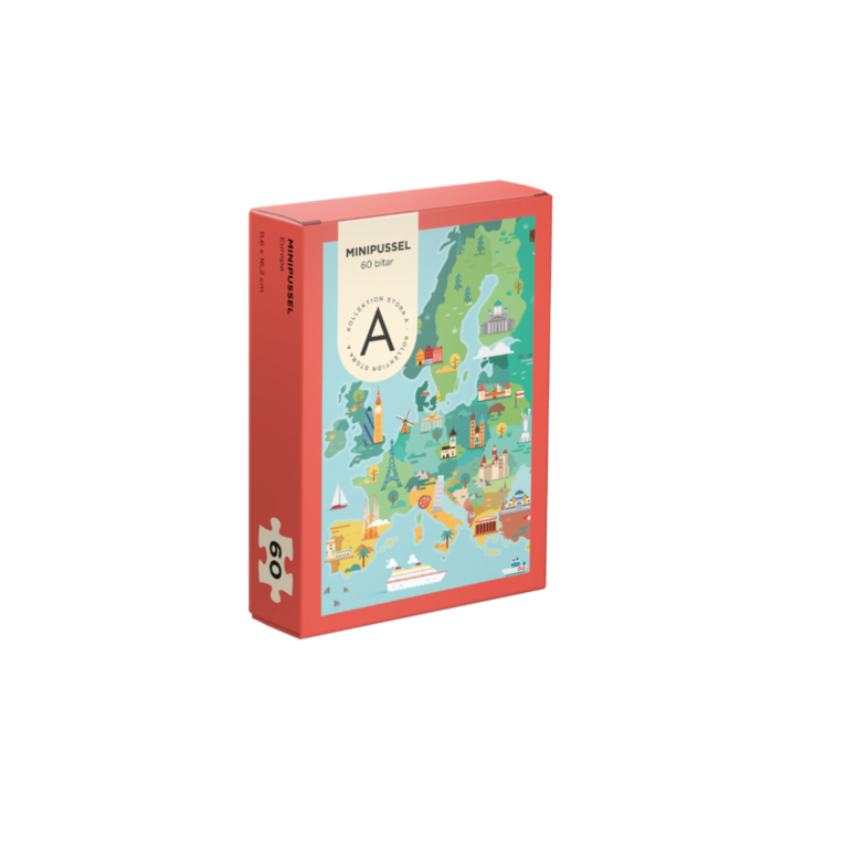 Minipussel 60 bitar Europa