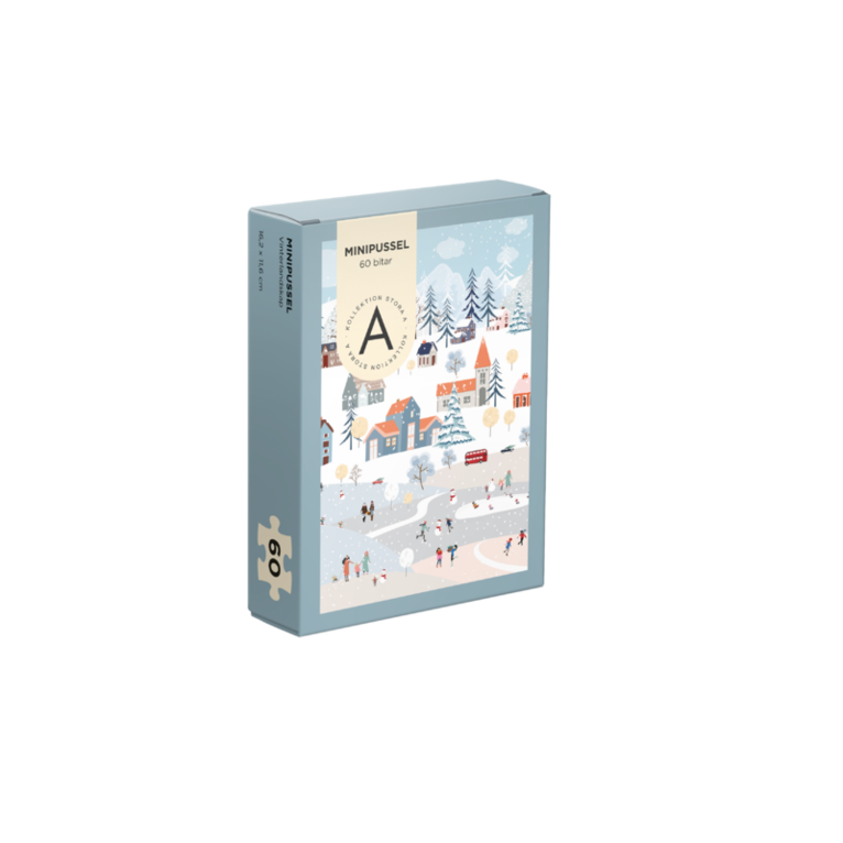 Minipussel 60 bitar Vinterlandskap