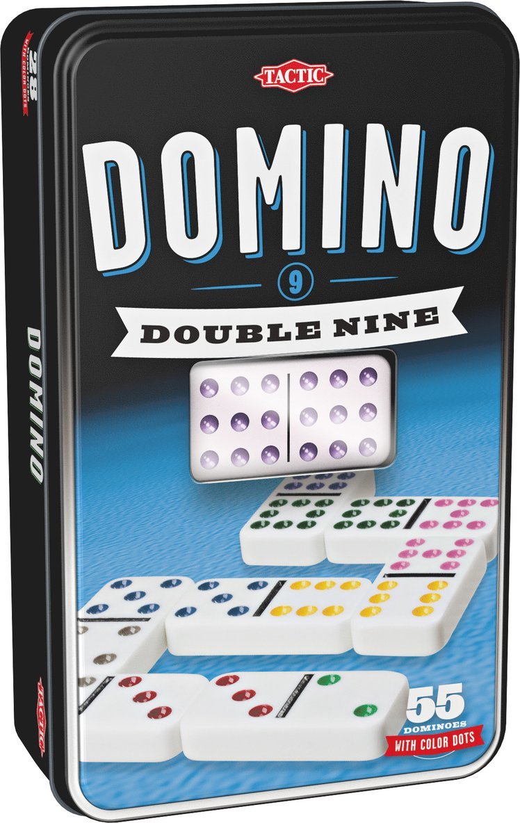 Domino Dubbel 9 plåtask 1
