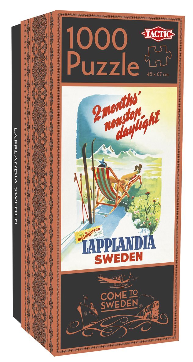 Pussel 1000 bitar Come to Sweden: Lapplandia 1