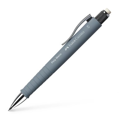 Stiftpenna 0,7 Faber-Castell Polymatic ljusgrå, Övrigt