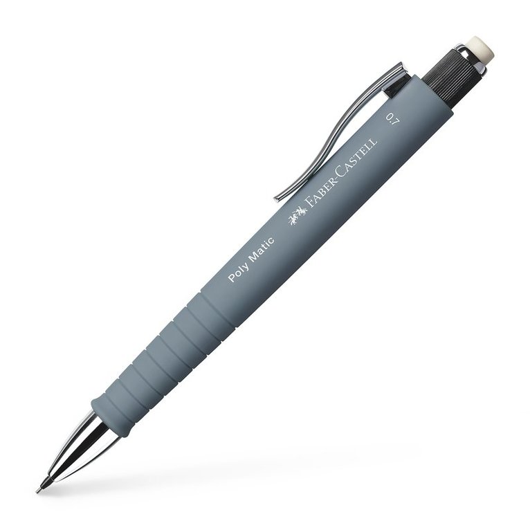 Stiftpenna 0,7 Polymatic ljusgrå 1