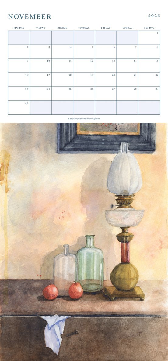 Väggkalender 2026 Siw Malmkvist, Övrigt