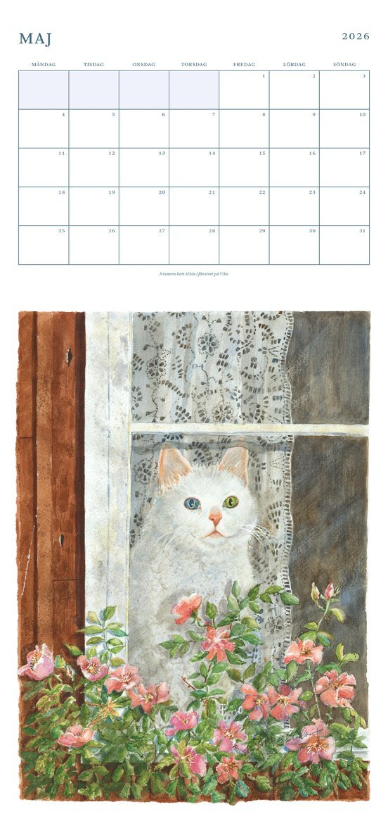 Väggkalender 2026 Siw Malmkvist, Övrigt