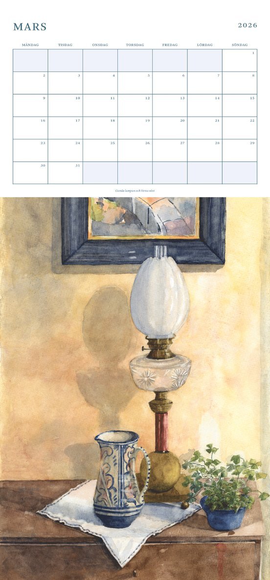 Väggkalender 2026 Siw Malmkvist, Övrigt