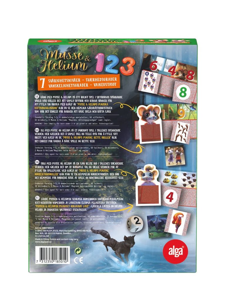 Musse & Helium : 123, Övrigt