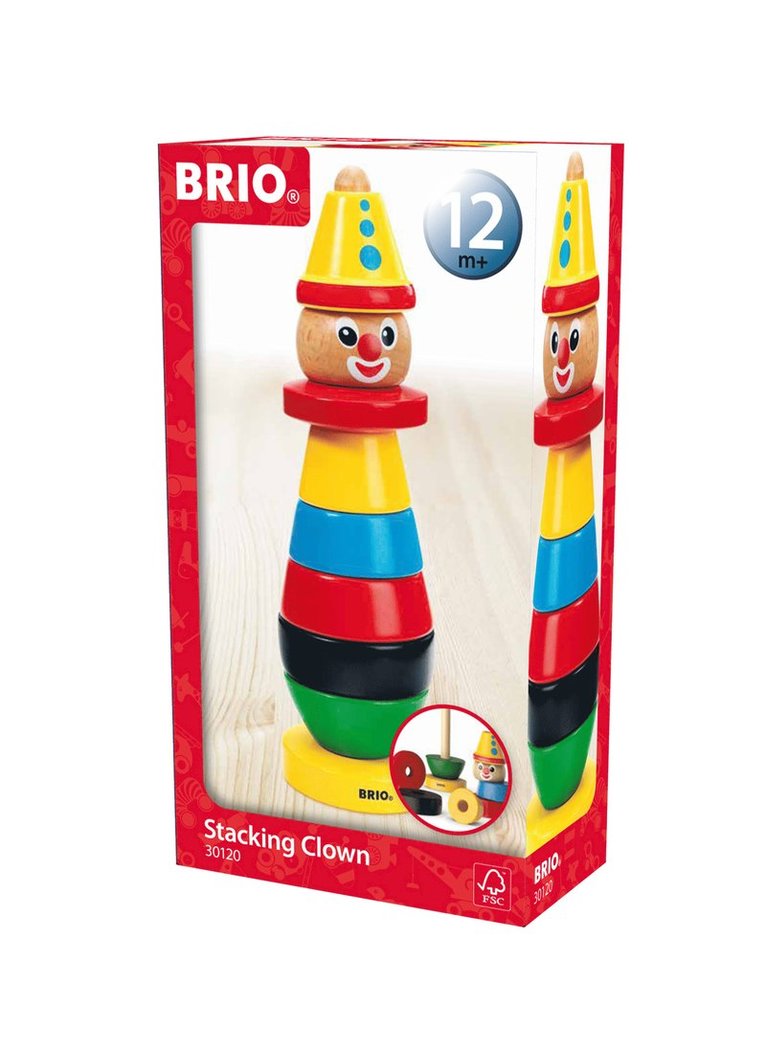 Stapelleksak Brio clown 1