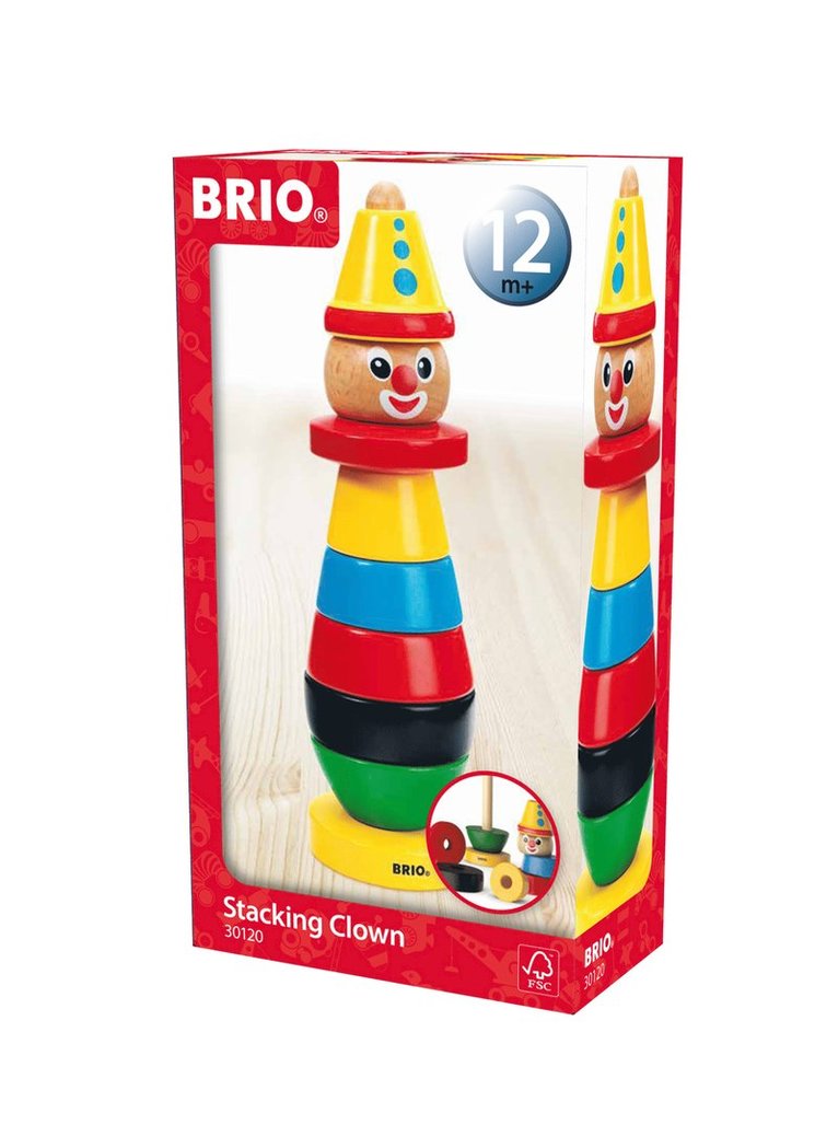 Stapelleksak Brio clown