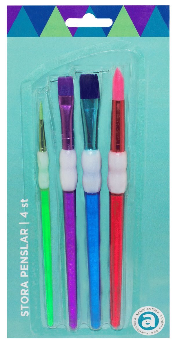 Penslar stora 4-pack