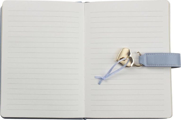 Dagbok med lås ljusblå, Övrigt
