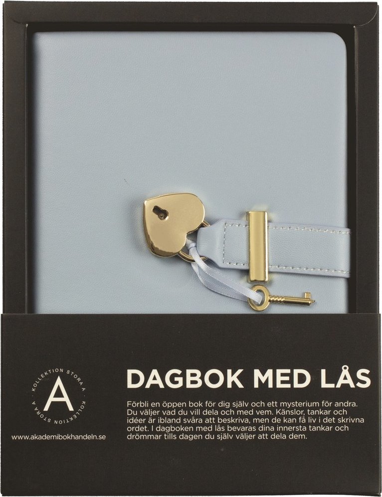 Dagbok med lås ljusblå, Övrigt