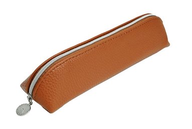 Pennfodral 19x4,5cm cognac