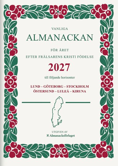 Kalender 2027 Vanliga Almanackan Lingonkrans, Övrigt