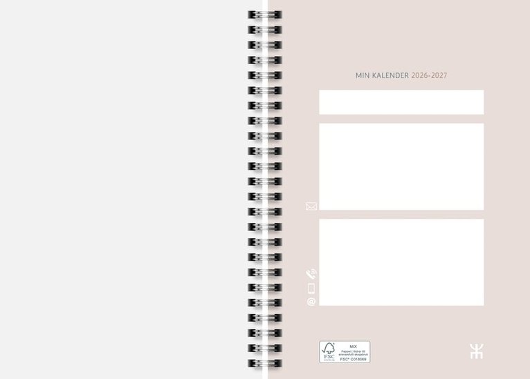 Kalender 2026-2027 A5 Black, Övrigt