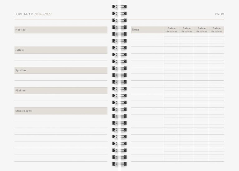 Kalender 2027 A5 Enjoy your life, Övrigt