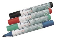 Whiteboardpenna Friendly rund spets 4 färger