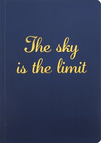 Skrivhäfte A5 "The sky is the limit" blå