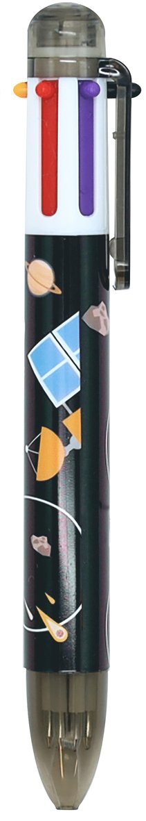 Flerfärgspenna 6 färger rymden, Övrigt