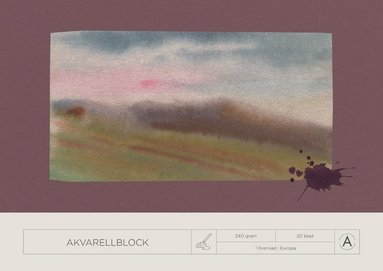 Akvarellblock A3 240g 20 blad, Övrigt