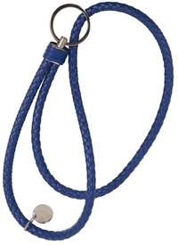 Nyckelring med halsband blå
