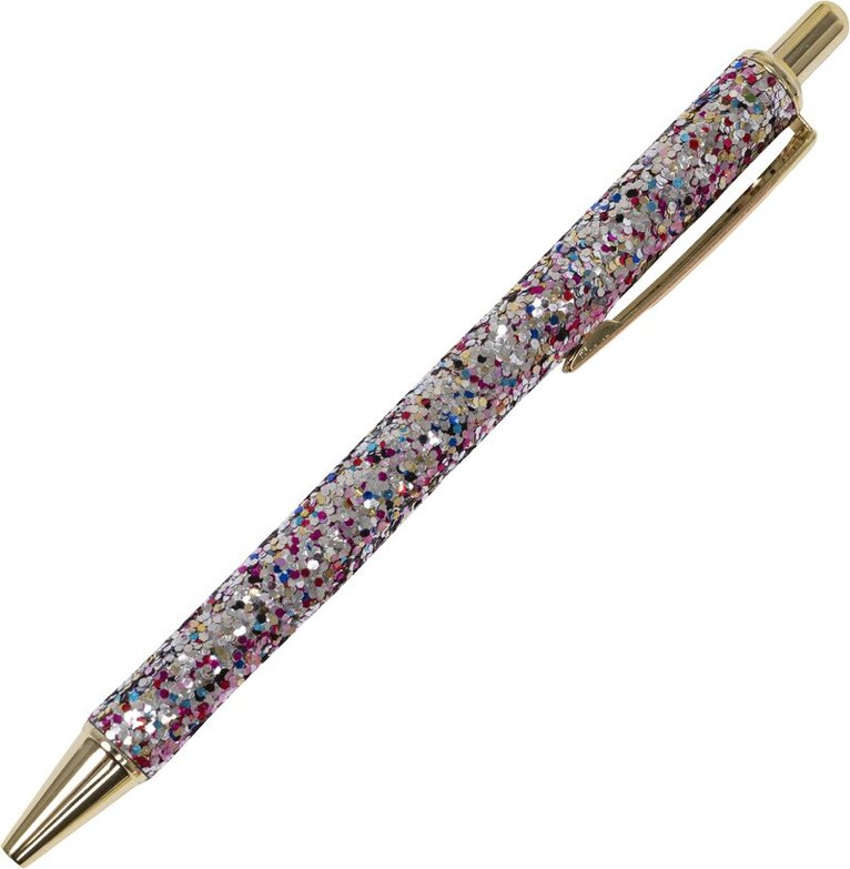 Kulspetspenna 1,0mm glitter flerfärgad, Övrigt