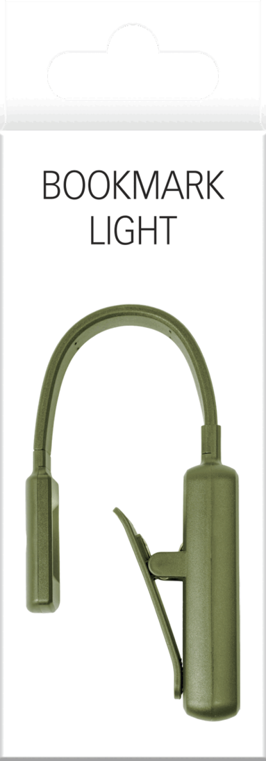 Boklampa med arm, laddbar - mossgrön, Övrigt