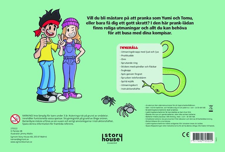 Pranklåda Yumi & Tomu, Övrigt