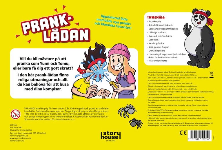 Pranklåda Yumi & Tomu 2026, Övrigt