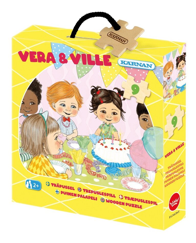 Träpussel 9 bitar Vera & Ville, Övrigt