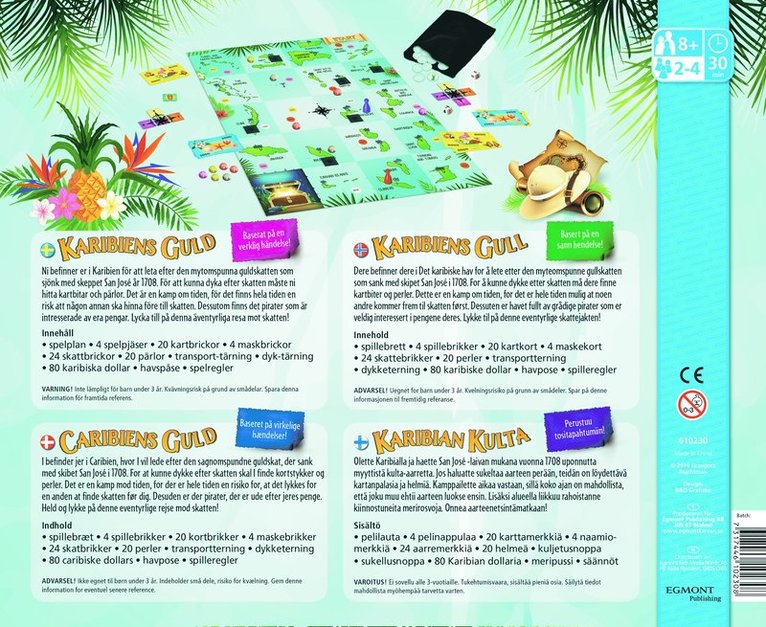 Karibiens guld, Övrigt