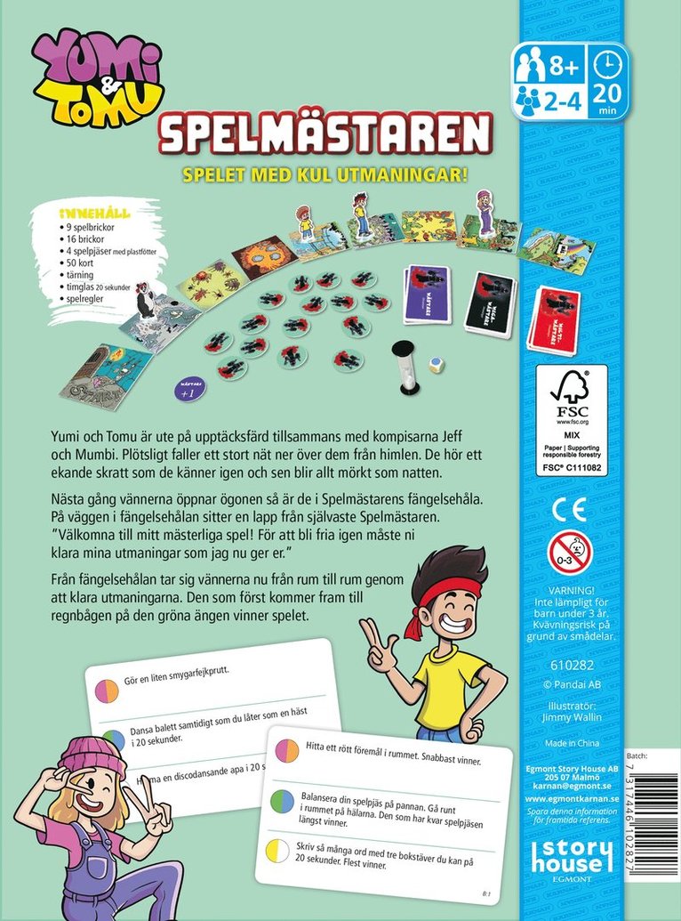Spel Yumi & Tomu : Spelmästaren, Övrigt