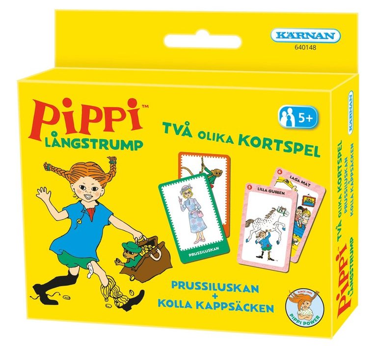 Kortspel Pippi Långstrump 2 olika spel, Övrigt