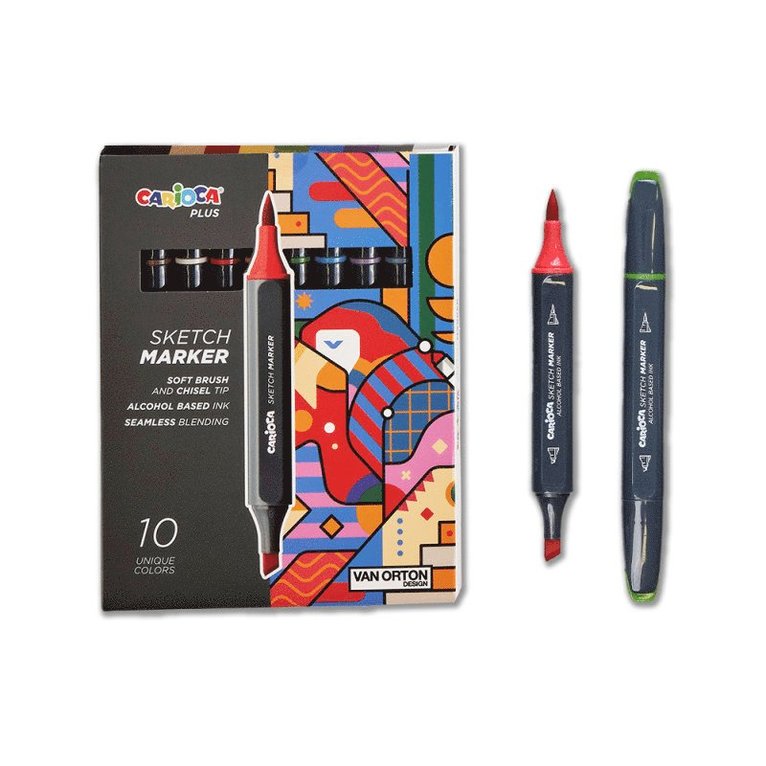 Sketch marker 10 färger 1